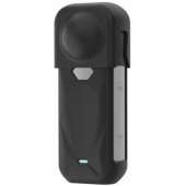 Silicone protective case with lens cover for Insta360 X black
