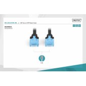 CAT 5e U-UTP Patch Cable 3m Black