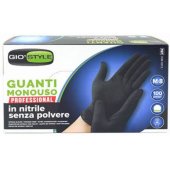 Disposable Gloves 100pcs M Black