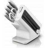 Ninja StaySharp Stainless 6-pcs+wood block, white