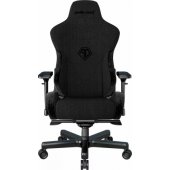 T-Pro 2 XL Black Fabric Gaming Office Swivel Chair