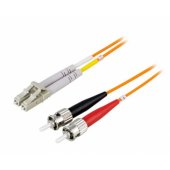 Fiber cable MM LC-ST Duplex 62.5/ 125 2m orange