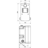 Wandeinbau-Masterbox WBD-SC-T LINUS Funktion: Selbstschluss Thermostat