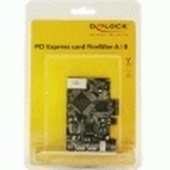 Delock PCI-E Card FireWire 2xB 1xA