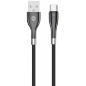 Sleek cable USB - USB-C 1m 3A Black