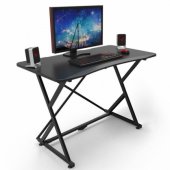 Gaming Desk for PC with Angular Ergonomic Edge Black 108460