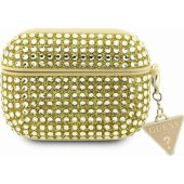 Rhinestone Triangle Charm Сover AirPods Pro 2 Gold