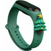 Xiaomi Mi Band 3/ 4 Light Green Xmas Christmas Tree
