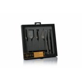 _4676198 Cheese and butter knife set STYLE DE VIE, 6 pcs., Black