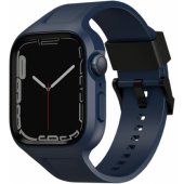 Monos 2in1 Set Strap + Case Apple Watch 45/ 44mm Blue