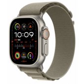Watch Ultra 2 49mm Titanium Case with Olive Alpine Loop - Large