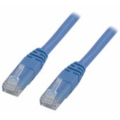 Patch cable U/ UTP Cat5e 1m blue