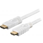 Cable High Speed Ethernet HDMI 4K 30Hz 15m white