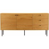 LINE 15x40xH74cm Melamine with Oak Bark