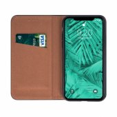 Leather book case iPhone 13 Pro Black