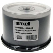 CD-R 700MB 52x Printable No ID Cake 50pcs