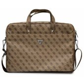 Saffiano 4G Triangle Logo 16” Brown