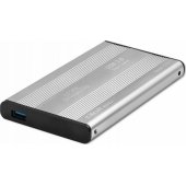Aluminium External Hard Drive Case 2.5®® SATA USB 3.0 Silver 51871