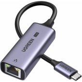CM648 USB-C to RJ45 Ethernet 2.5G Adapter Gray
