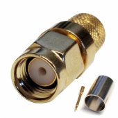 SMA-male Crimp Connector for RG6 Cable (TV991266)