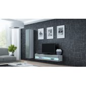 VIGO NEW 140x40x30 White/ Grey Gloss