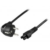 Power cable CEE 7/ 7 - C5 0.2m black