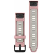 20mm QuickFit Silicone Strap Dust Rose/ Fog Gray