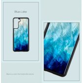 "SmartPhone case Samsung Galaxy S21" Blue Lake Black