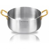 1615 Two-handle Saucepan With Glass Lid - New Era 24cm