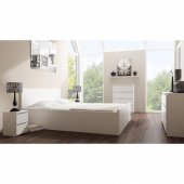 Topeshop Komoda 140cm 6 szuflad biały