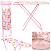 Foldable Metal Toy Ironing Board for Children Dots 61 cm