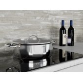 1610 Pan With Glass Lid - New Era 28cm