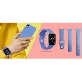 ICON Silicone Band for Apple Watch 42-44 mm, S/ M & M/ L Navy