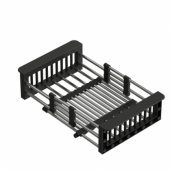Basket steel / black handles