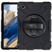 "360 Rotation Case Galaxy Tab A8 2021" Black
