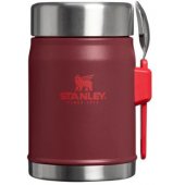 The Legendary Food Jar + Spork 0,4L Dark Red