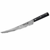 DAMASCUS 67 Universal Kitchen Slicing knife Tanto 230mm