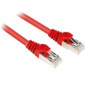 Patchcord S/ FTP Cat.6 0.25m red