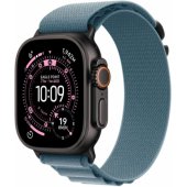 49mm Light Blue Alpine Loop - Medium - Black Titanium Finish