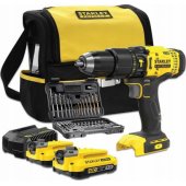 Stanley SFMCD711DSA 18 volt drill/ driver 2 x 2 Ah battery pack