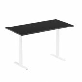 Height-adjustable desk Bjorn Black/ White
