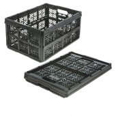 Basket Ida Black 48x35x23cm 32L