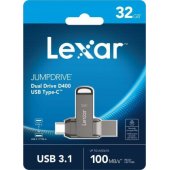 32GB JumpDrive Dual Drive D400 32GB USB-A / USB-C 3.1