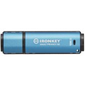 128GB IronKey Vault Privacy 50 USB 3.2 Light Blue