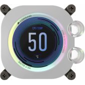 CUE XC7 RGB ELITE LCD CPU Water Block White