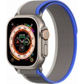 YJ Apple Watch 42/ 44/ 45/ 49mm Blue Gray