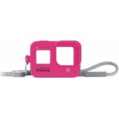 GoPro Sleeve + Lanyard AJSST-007 Pink for Hero8