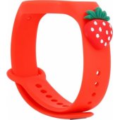 Kids Strap Smart Band M5/ M6/ M7 Red Strawberry