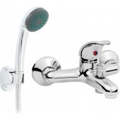 Hydroland Jowisz wall-mounted bathtub faucet chrome (B381)