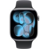Watch Series 11 42mm Space Grey / Black Sport Band - M/ L
